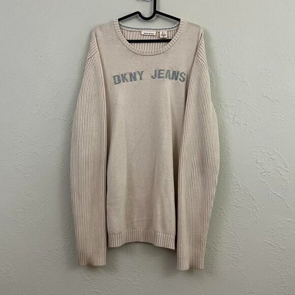 y2k dkny downtown cyber skate ribbed knit sweater - Picture 3 of 8